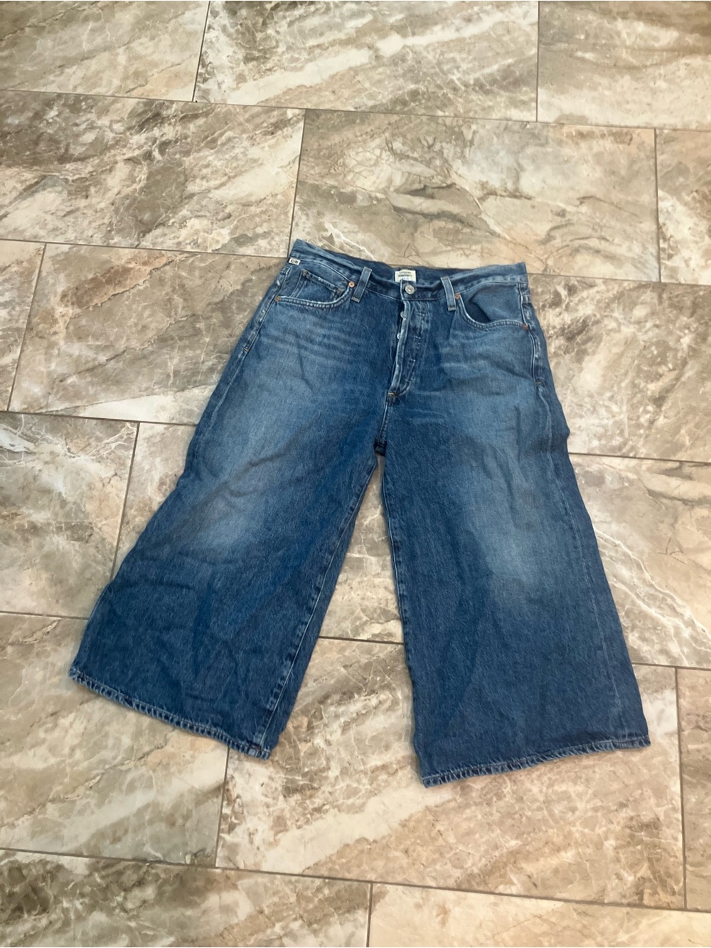 Citizens of Humanity Emily Relaxed Culotte Jeans - Picture 4 of 9